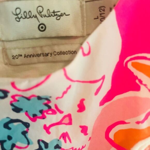 Lilly Pulitzer for Target Pink and Blue Floral Tank Dress - Picture 4 of 12